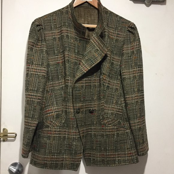 VINTAGE HUCKE DOUBLE BREAST JACKETS SIZE 44 - Picture 1 of 9